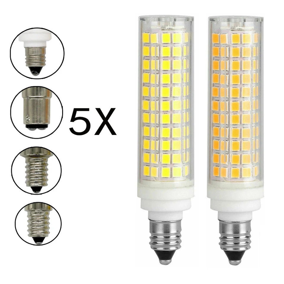 5pcs Dimmable LED žiarovky 15W 136Leds BA15D Corn Bulb 110 Volt 220V 3000K-6000K Biela 2835 SMD Svetlo pre dekoráciu domáceho osvetlenia