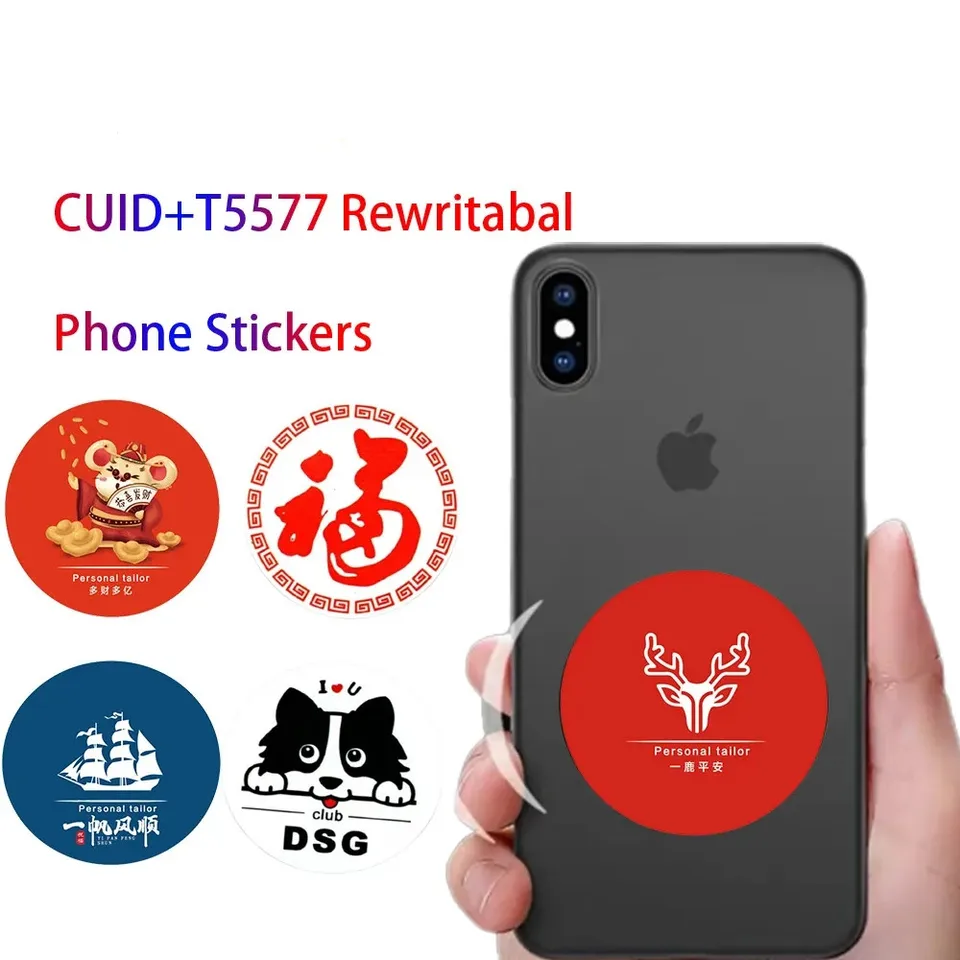 5pcs Dual Chip Smart Changeable NFC Phone Stutrep