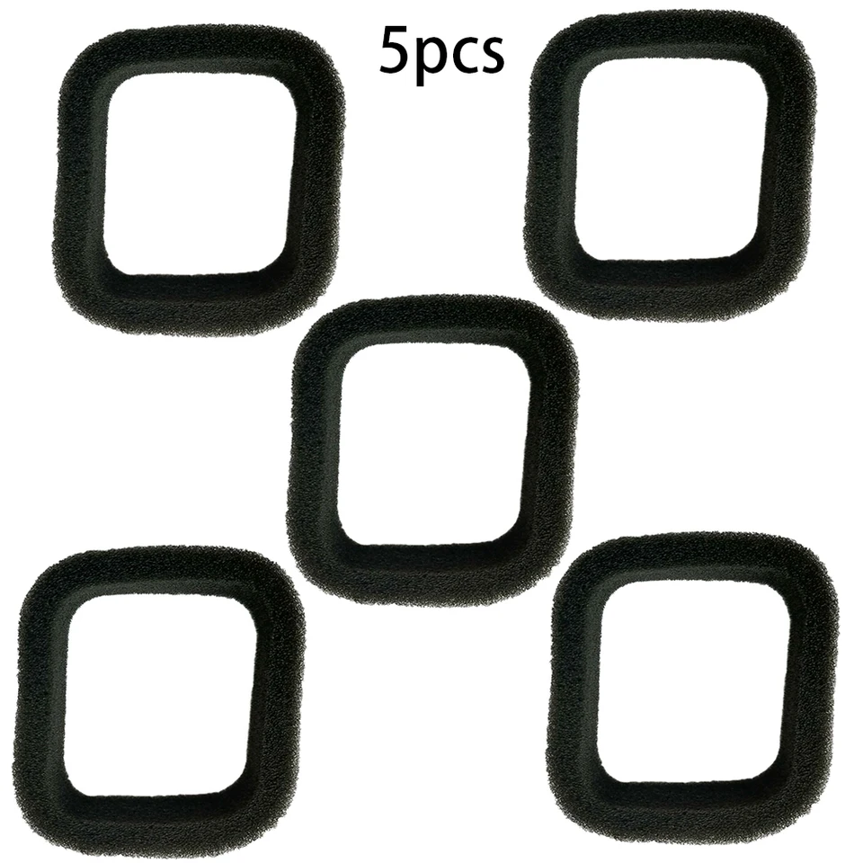 5pcs filtračné špongie výživné vzduchové filtračné súpravy Výmena dielov pre rôzne strimmery čierna záhradná energia