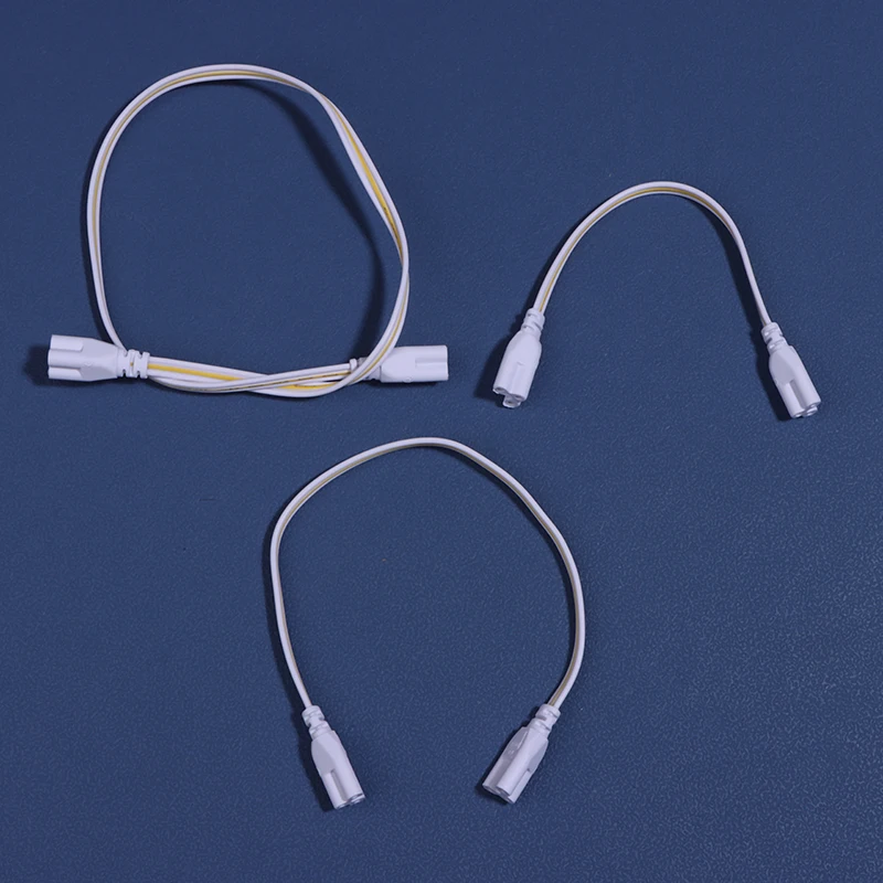 5pcs Flexiable Double End 3pin LED trubica na konektor káblového drôtu T4 T5 T8 pre integrovanú žiarovku LED trubice.