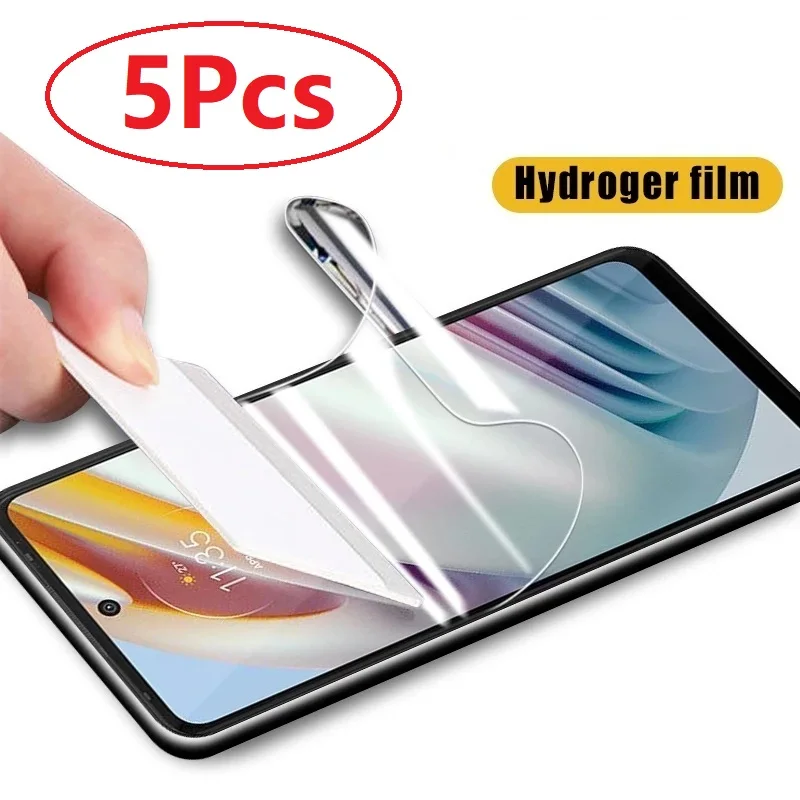 5pcs Hydrogel Film pre Motorola Moto G13 G23 G53 G73 G22 G32 G52 G72 G82 E13 E32 E22I 20 Pro 30 Pro 30 Protector SCREET