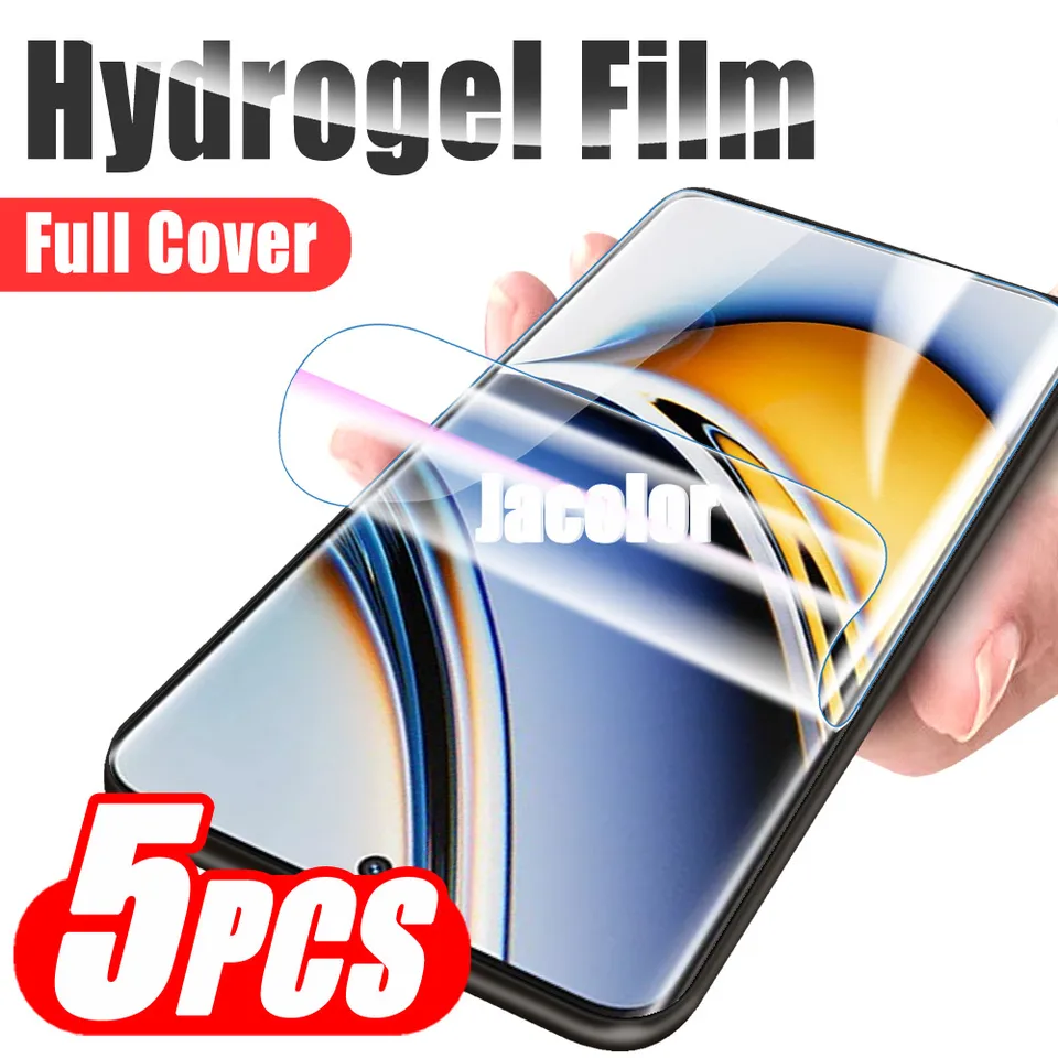 5pcs Hydrogel Safety Film pre Oppo Realme 11 Pro 10 9 Pro+ 8 7 Pro Plus Soft Protective Gel Film Xiomi 13ultra 13Lite nie sklo