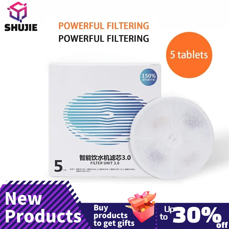 5pcs Intelligent Water DispenSer náhrada mačacieho filtra fontány fontány iónov výmena živice pre PetKit