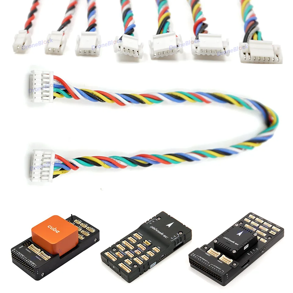 5pcs jst GH1.25 káblový drôt pre Pixhawk 6c 6x Pixhawk 4 Pixracer Cuav V5 Pixhack Flight Controller