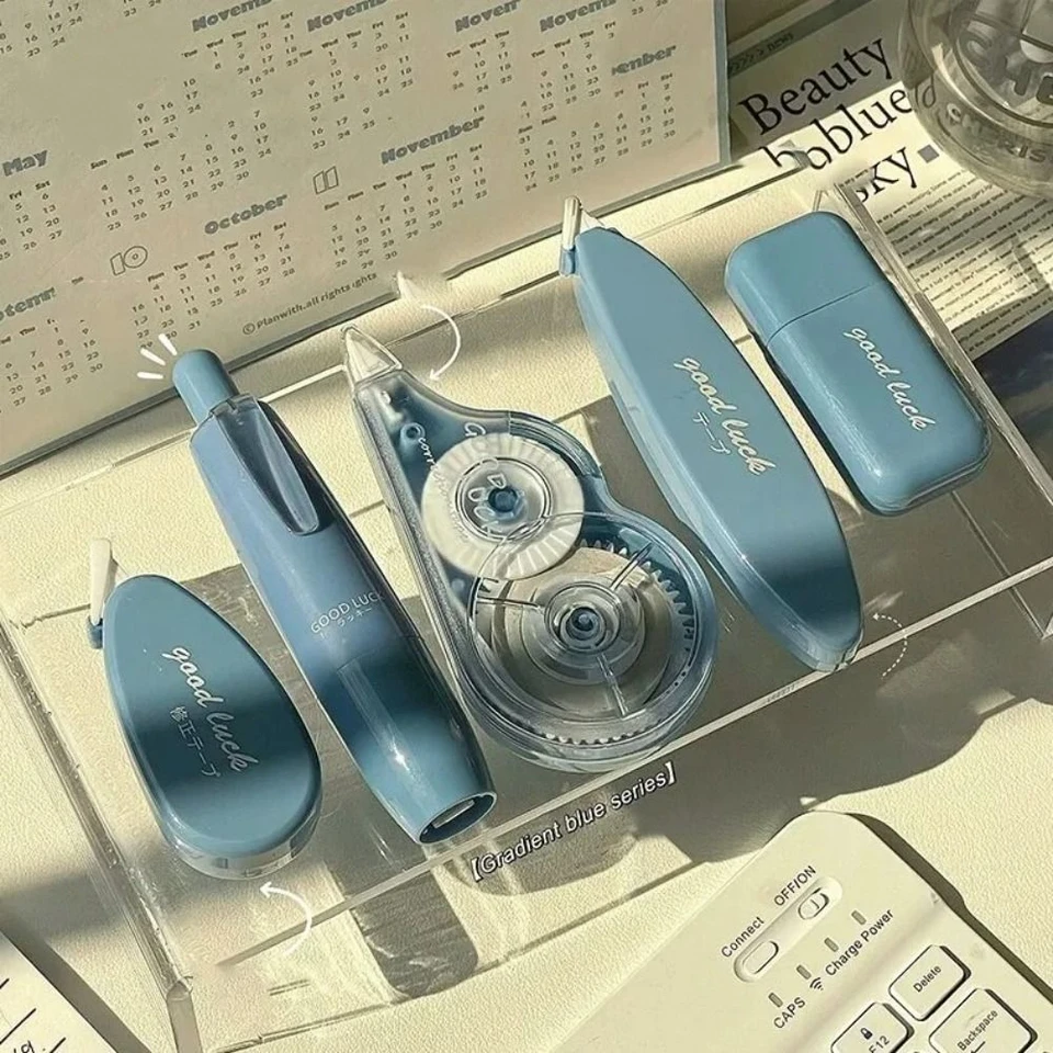 5pcs kreatívna tichá korekcia Set Tape Set INS Sladká modifikácia páska estetická veľká kapacita biela pokrývajúca pásková kancelária