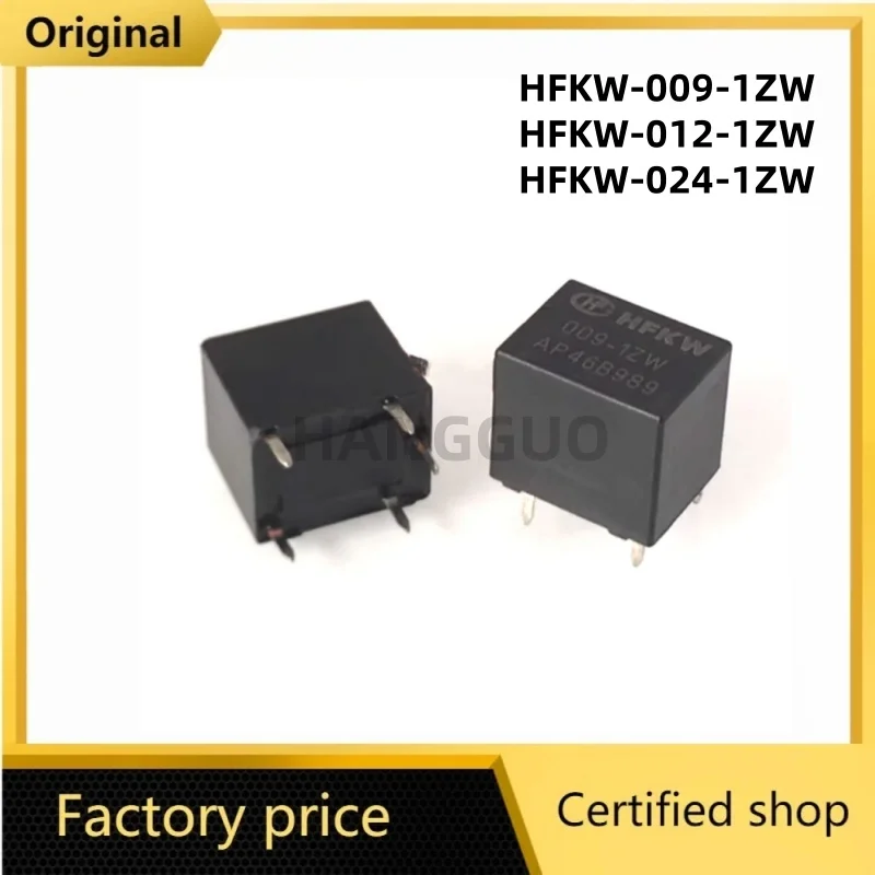5pcs/lot Original 20a 5pin HFKW 012-1ZW 024-1ZW HFKW-012-1ZW 12VDC HFKW-024-1ZW 24VDC 5 PINES 20A