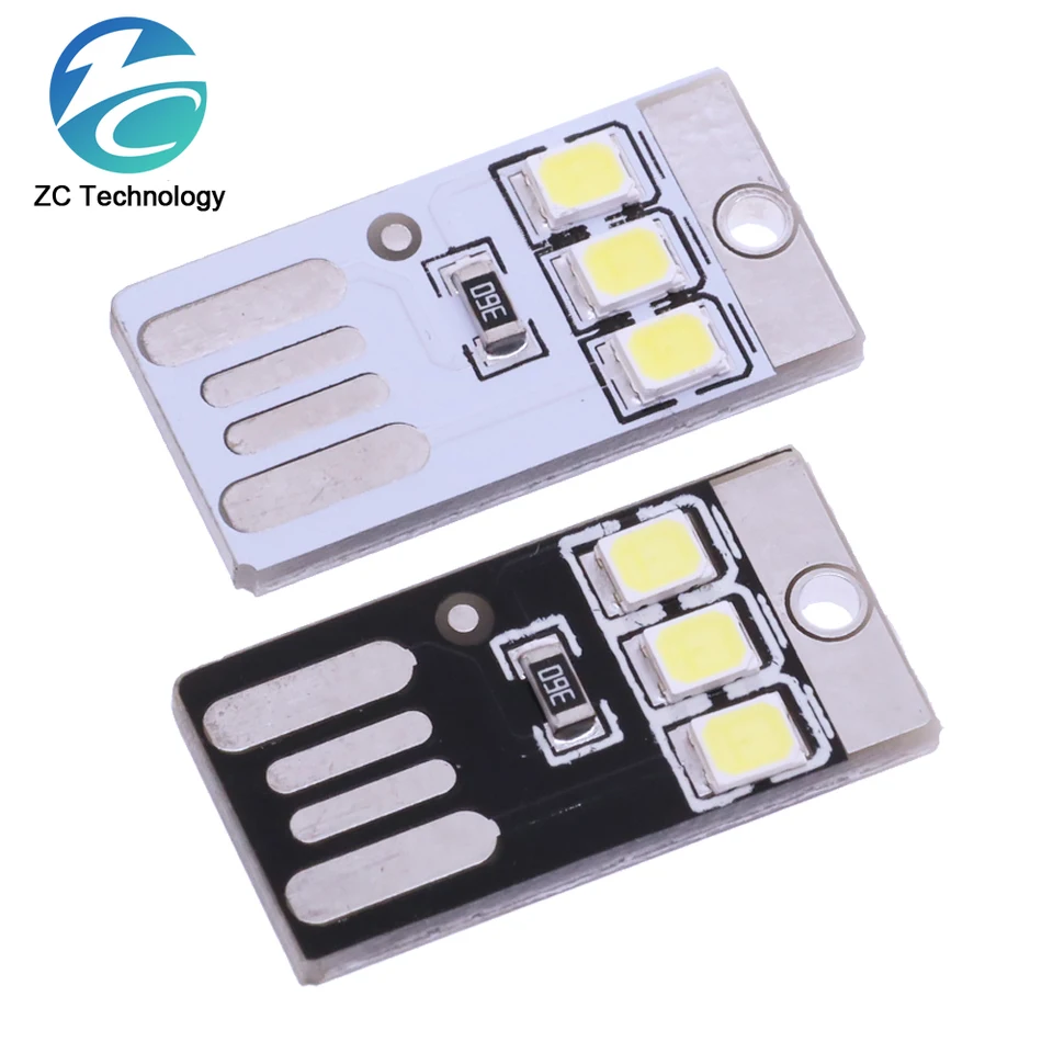 5PCS Mini Super Bright USB Klávesnica Light Notebook Počítač mobilného napájacieho stroja LED Nočné svetlo
