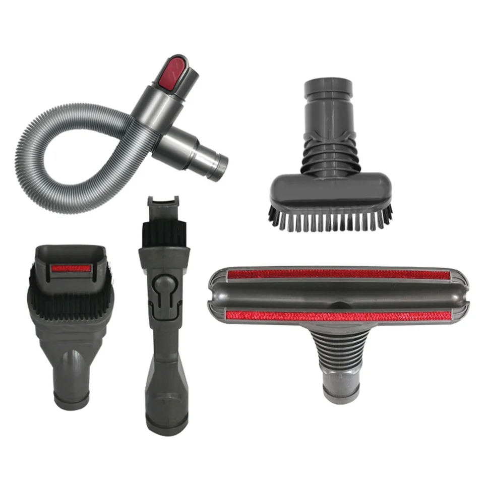 5pcs náhradná kefka na kefku pre dyson v6/dc35/dc44/dc58 vákuový čistiaci hadica hadica na hadicu s plochou dýzou