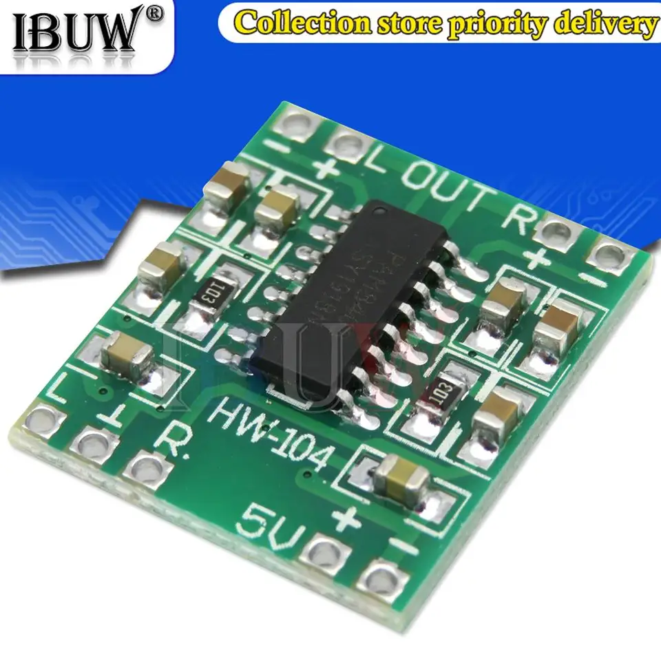 5pcs PAM8403 Super Mini Digital zosilňovacia doska 2 * 3W trieda D Digitálna zosilňovacia doska Efektívna 2,5 až 5 V USB napájanie