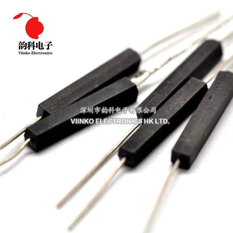 5pcs Plastový typ Reed spínač 2 * 14 Normálne otvorený magnetický riadiaci spínač GPS-14B proti vibrácii/poškodeniu senzorov pre senzory