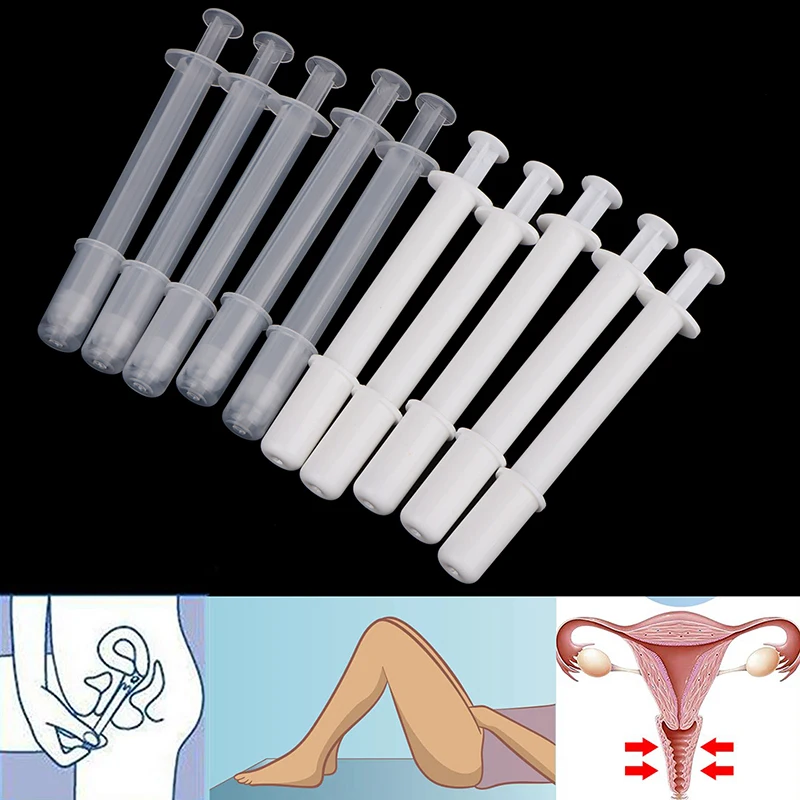 5pcs/set Clear Vaginal Applicator Lubricant Injector Injector Lube Lube Anal odpaľovač pre zdravie pre zdravotnú starostlivosť Sex Acts Cure