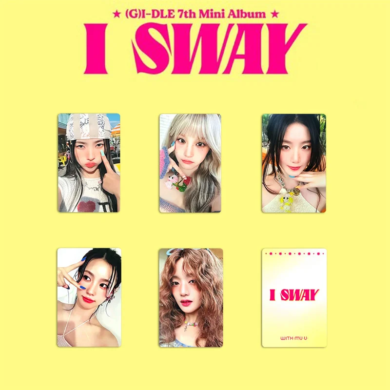 5pcs/set kpop gidle 2024 Zbierka nová kolekcia albumov Lomo Card Fan Girl Collection Gift pohľadnica (G)
