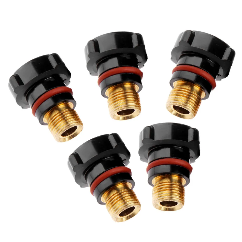 5pcs TIG Zváranie pochodne 57Y04 Zadné čiapky Stručné Fit WP-17 WP-18 WP-26 2KS TIG Cutting Cutting ConsumAble Nahradenie vysokej kvality vysokej kvality