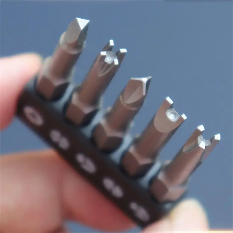 5pcs špeciálne v tvare skrutkovača sada 50 mm trojuholníka v tvare U Trigle Trojbody Vnútorný krížový skrutkovač bitový skrutkovač sada skrutkovača