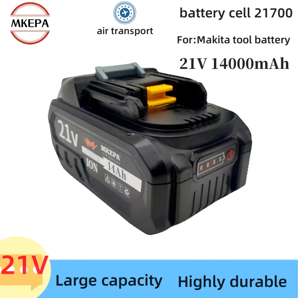 5S2P 14000MAH 21700 Original Makita18v BL1830 lítium-iónové nabíjateľné napájacie náradie 21V BL1860 BL1850 BL1860B BL1840