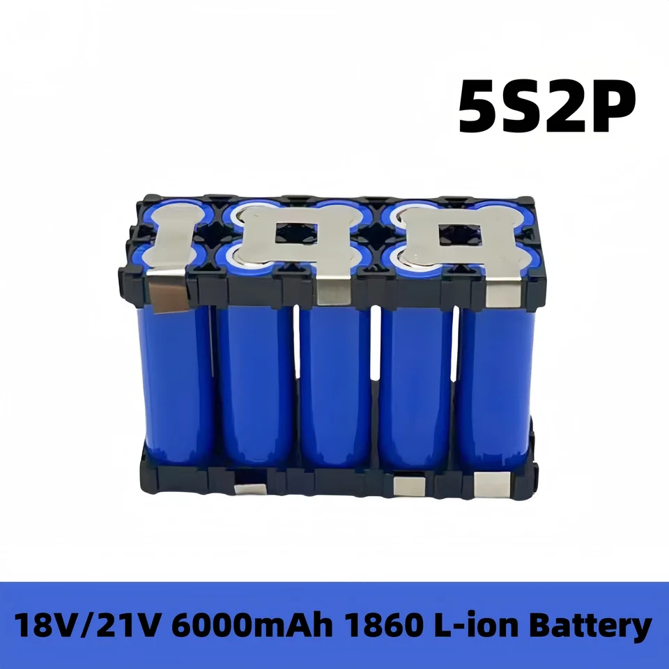 5S2P 18650 Lítiová batéria Prispôsobené zváranie batérie 18 V/21V batérie 6000 mAh