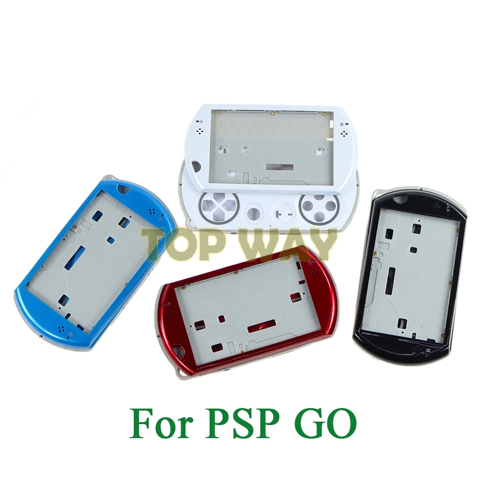 5sety pre PSP Go Go Console Bysing Case Purchan Splache Výmena hry s plnou sadou nálepky na gombíky