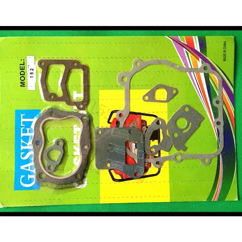5sety valca karburátor na tesnenie tesnenia tesnenia tesnenia pre honda GX100 152F motor Motor Generátor vodné čerpadlo na trávu Lawnmower