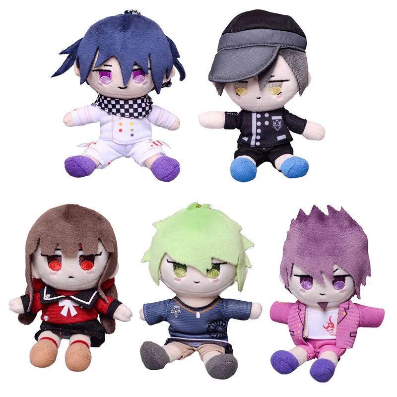 5Styles 1pc 15cm New Danganronpa v3 plyšové hračky Kokichi Oma Kaito Momota Harukawa Maki Keychain Plush Doll For Birthday Darček k narodeninám