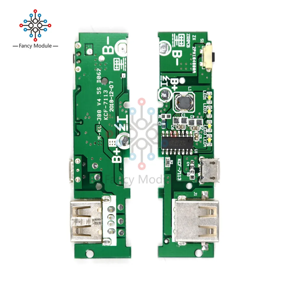 5V 1A Power Bank Charger PCB doska nabíjacie dosky na nabíjací obvod Kresli