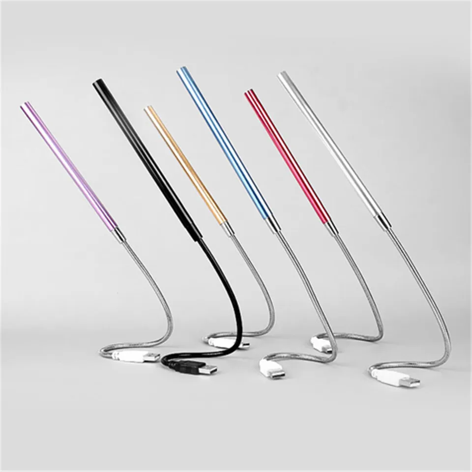 5V LED kniha LED svetlo Flexibilné čítanie lampa prenosný prenosný notebook Svetlá svedky pre spál