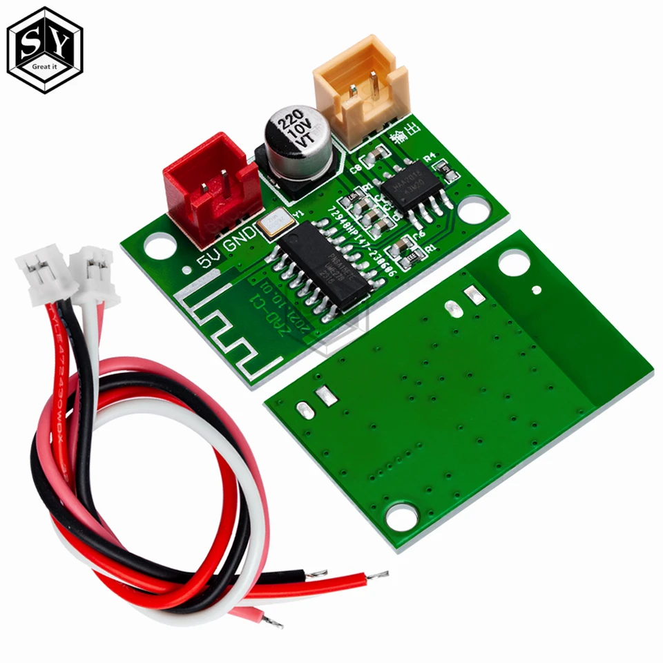 5V modul zosilňovača Bluetooth 5W Mono Class D Wirelesslesslessless Hudobný prehrávač digitálny výkonový zosilňovač Hot