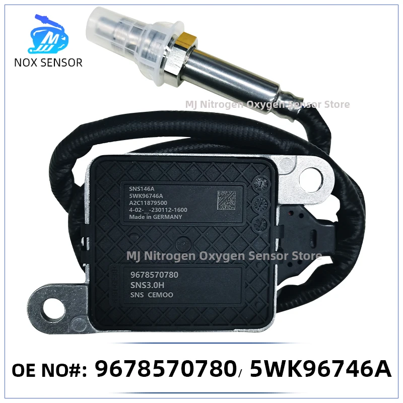 5WK96746A 9678570780 Originálny nový dusíkový kyslík NOx senzor pre Citroen Peugeot 308 3008 5008 2,0 HDI 2012-2021 9678570780