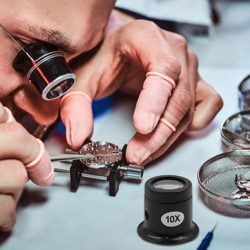 5x 10x lupenie na lupenie na lupenie pre Watchmaker šperky na opravu náradia Loupe Eyepiece Magnifiey Glass WatchMaker Tool