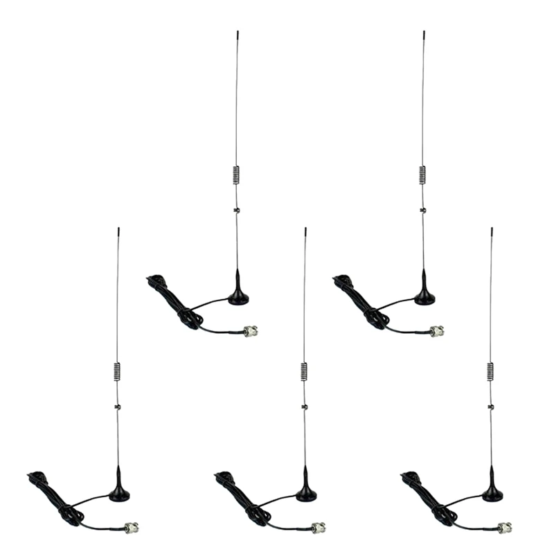 5x UT-106UV BNC Dual Band U+VHF Anténa pre ICOM Yaesu Kenwood Baofeng Radio