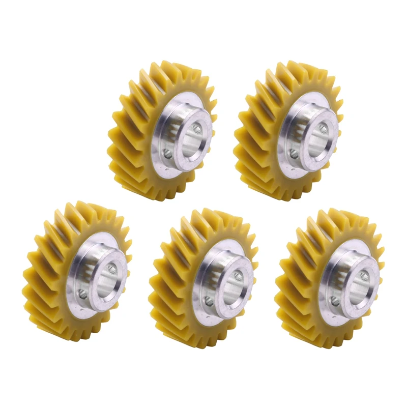 5x W10112253 Výmena prevodového kolesa Mixer Červ Perfektne vhodná pre mixéry KitchenAid-Replaces 4162897 4169830 AP4295669