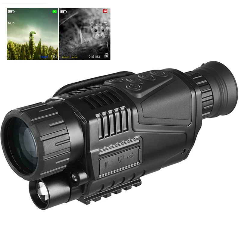 5x40 Digital Night Vision Monokulárne s 8G TF Hunting Night Vision SCOUGE VIDEO VIDEO RECORDER NIGHT VISION OPTICS