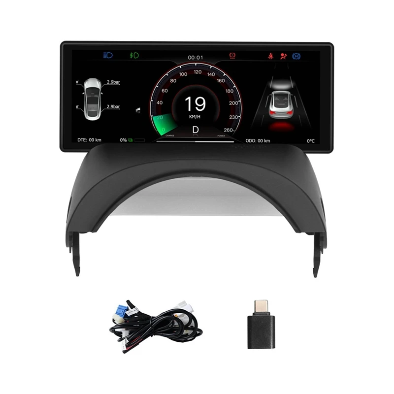 6,2 palca HUD HD IPS Dishboard Display Display Screen Black ABS Automotive Supplies pre Tesla Model 3 Model Y 2017-2023