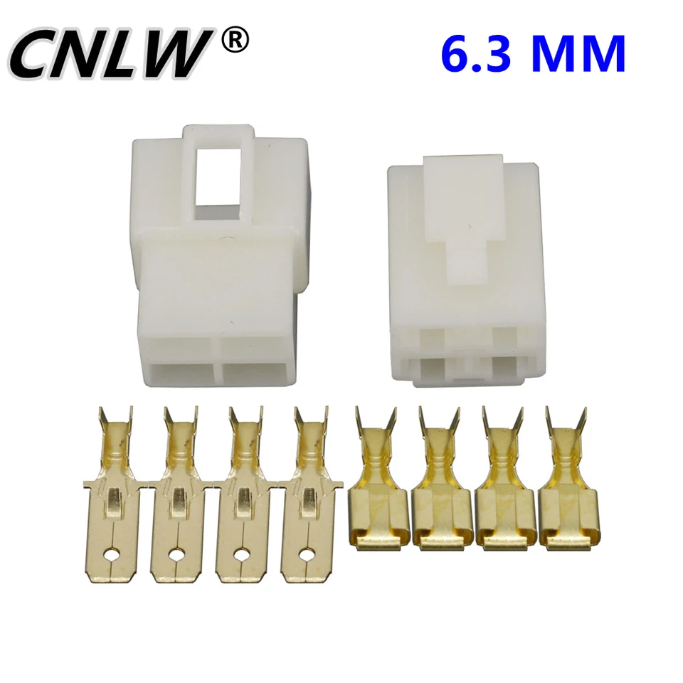 6,3 mm 4 PIN DJ7041-6.3-11/21 Automobilový elektrický konektorový kábel Káblové súpravy