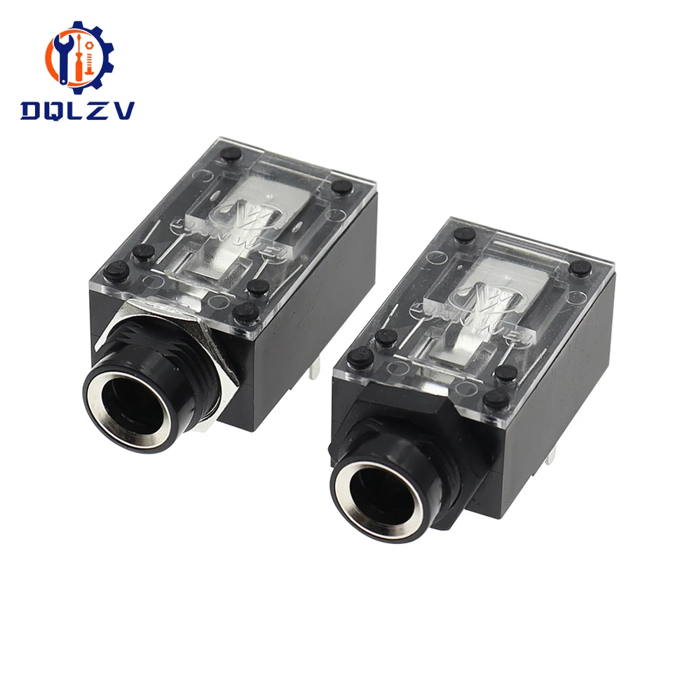 6,35 mm 6,5 mm stereofónny zvukový mikrofón Samica konektor/konektor soketu 7pin konektor