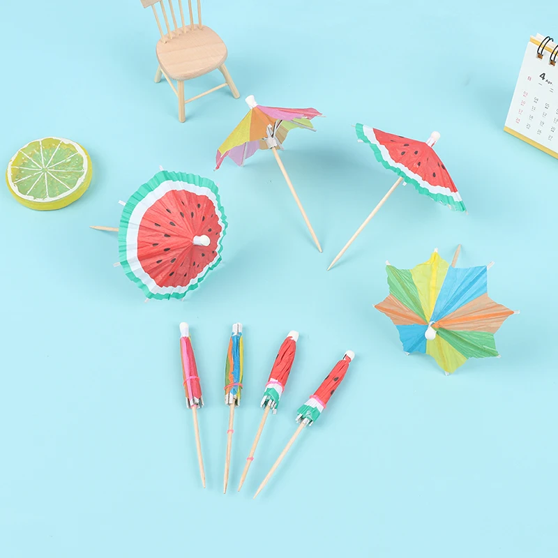 6-50ks kawaii zvieracie farmy dinosaurus Fruit Fork Mini Cartoon Children Snack Cake Dezert Dessert Popuľ