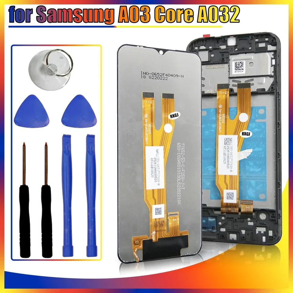 6.5'A03 Core Display pre Samsung A032 A032F A032F/DS A032M LCD DISPIT DISPLET DISPITIZER DIGITIZERIZATION DISALIZER STANDITORU