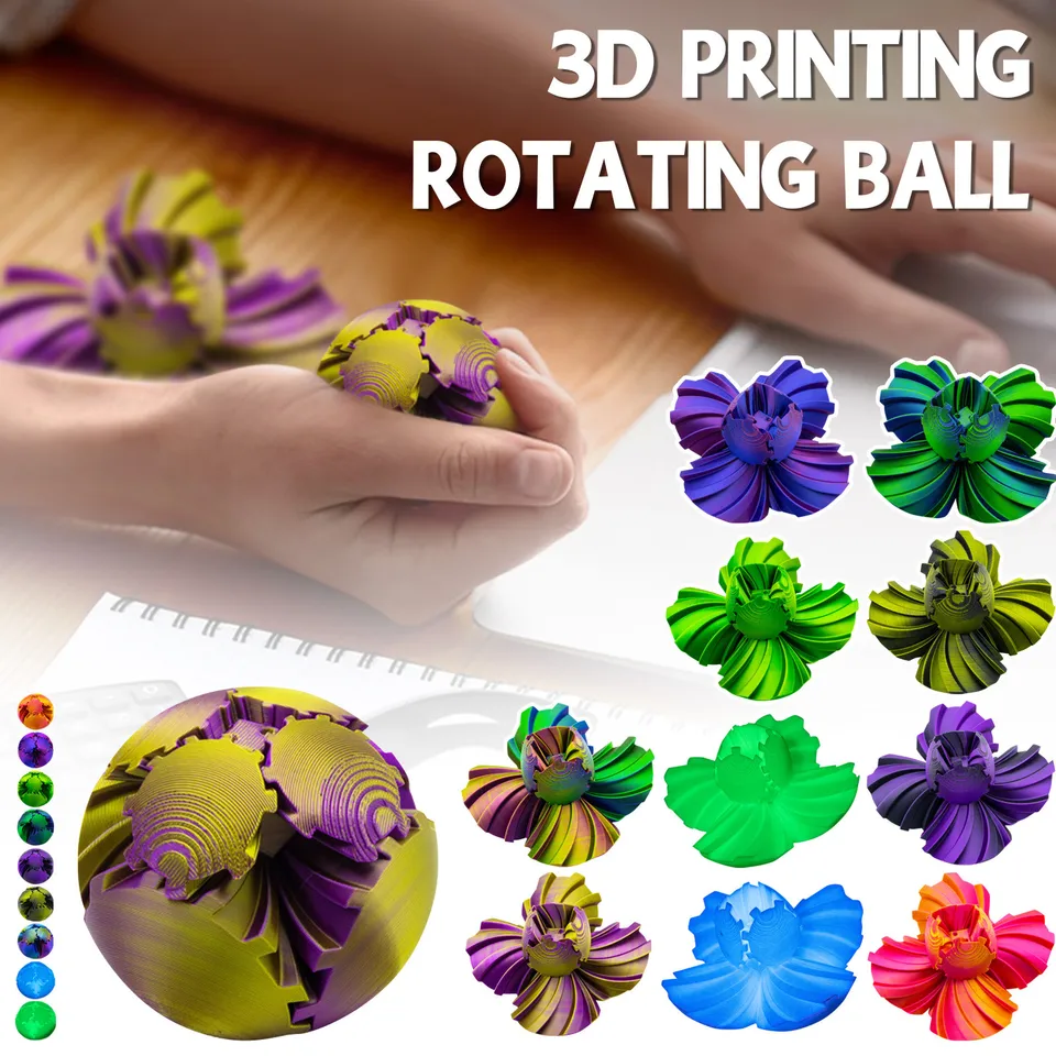 6/8/10 cm prevodové hračky prevodové hračky 3D tlačené kolesá guľa Spinning Lall Stres zmierňujúca prsty prsty