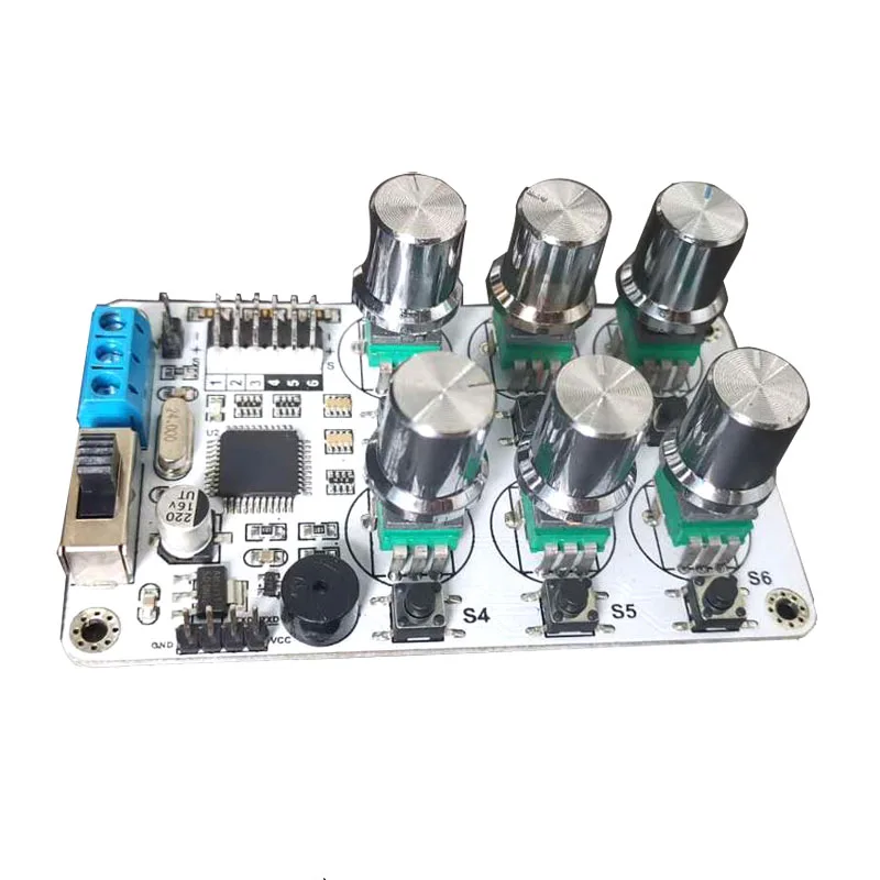 6/8 CH Rotary Gomb Servo Driver 6/8 kanál PWN Ovládač Overcurrent Protection Sermo Tester pre dosku Arduino DIY Robot Arm