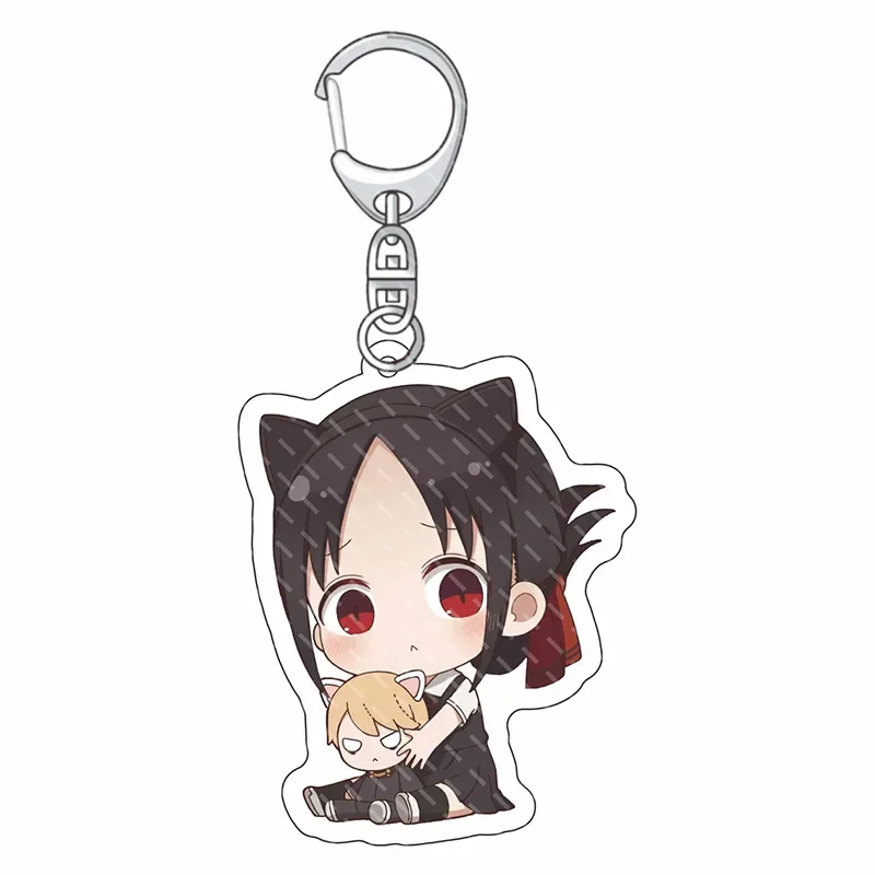 6 cm Anime Premium Ishigami Yuu Key Chains Shinomiya Kaguya Viacnásobné štýly módne šperky Umelecké priehľadné príslušenstvo