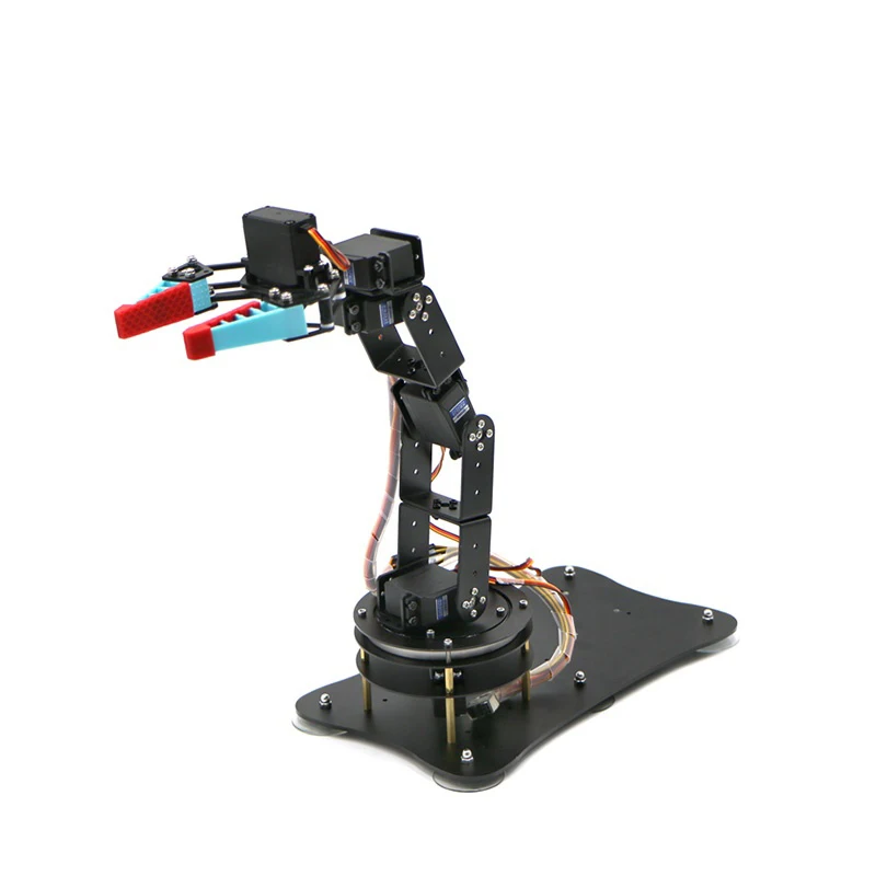 6 DOF Robot Arm s flexibilným manipulátorom pazúrovej zliatiny pre priemyselný kov pre Arduino Robot DIY Kit