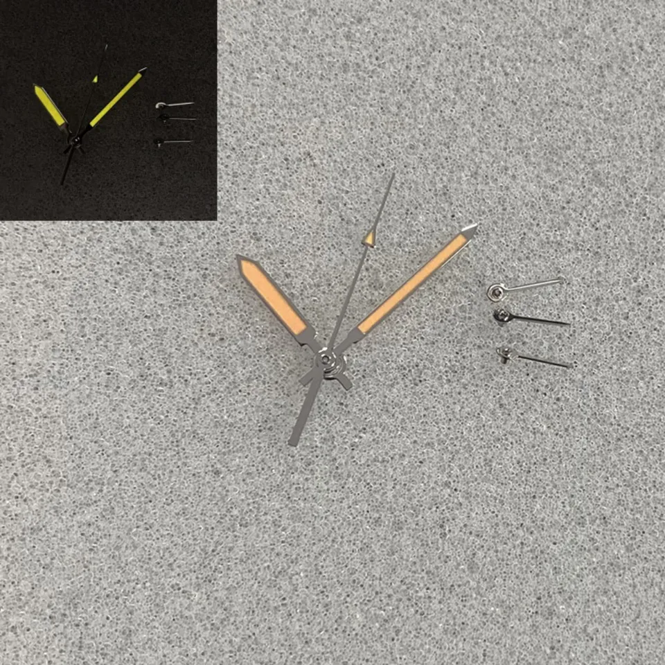 6 ihiel hodiniek Hands Fits for VK63 Movement Evident Doplnky hodiniek Zelené svetelné ruky