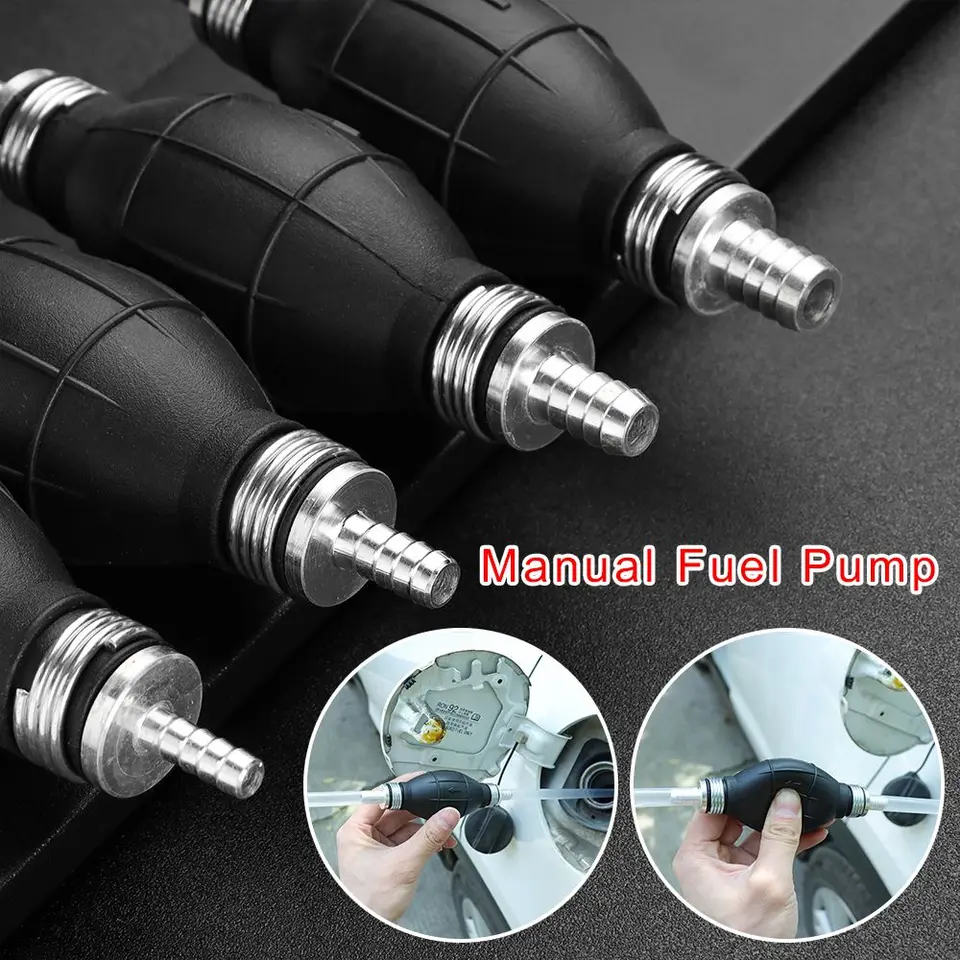 6 mm/8 mm/10 mm/12 mm manuálne palivové čerpadlo Gumový hliníkový ručný základný olej Olej benzínu benzínové čerpadlo nafty