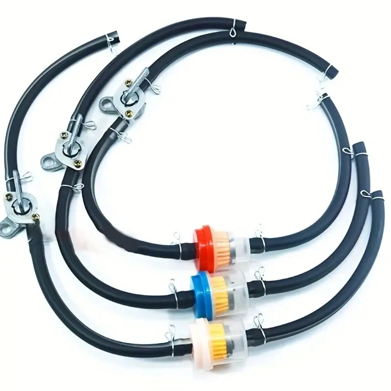 6 mm motocyklová špina bicykel ATV Scooter Palivová nádrž Petcock Spínač Vnútorný filter benzínový benzínový benzínový hadicový klipky Hadicu 50-200cc