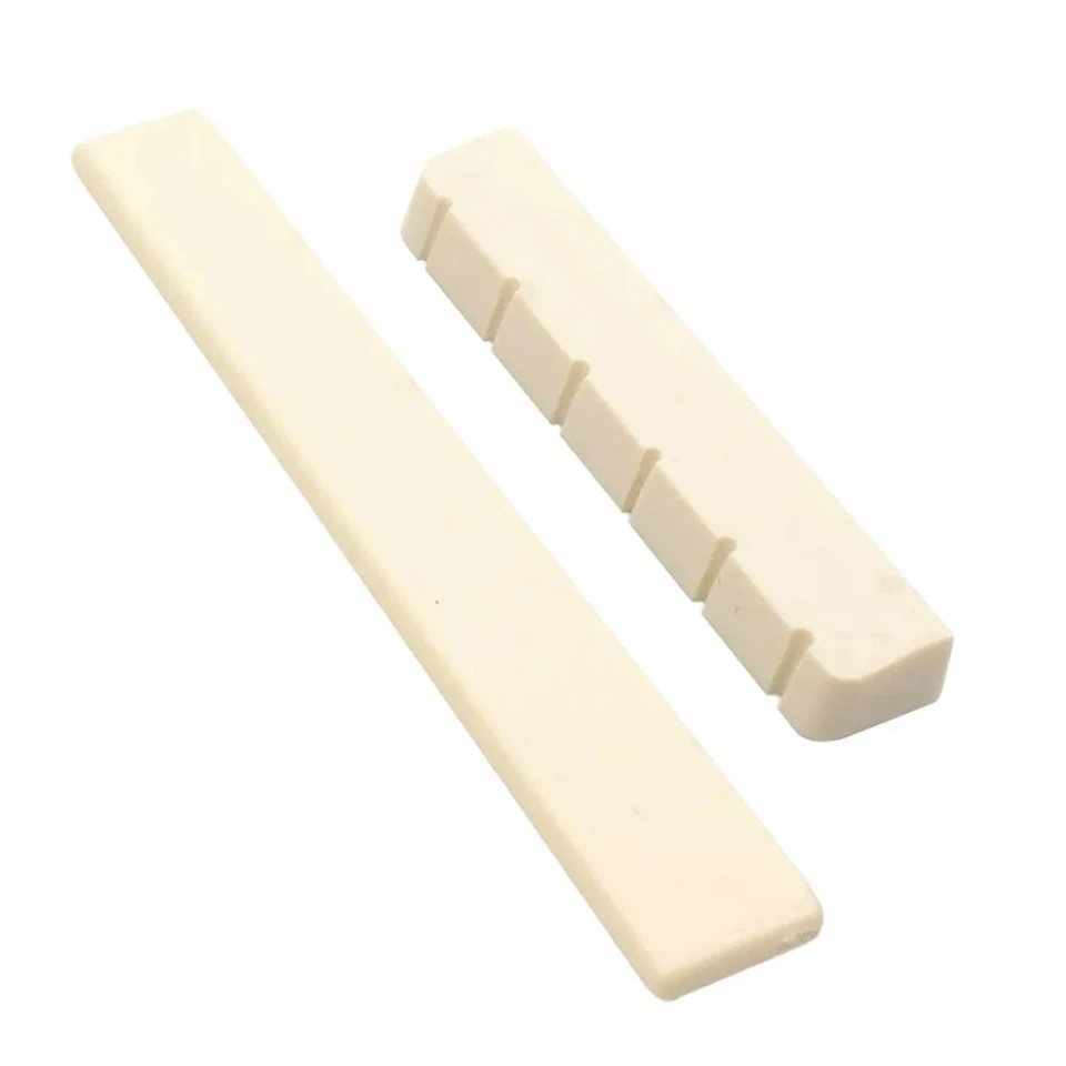 6 strunové klasické gitarové sedlo + Nut White Bone Bridge Guitar Accessories
