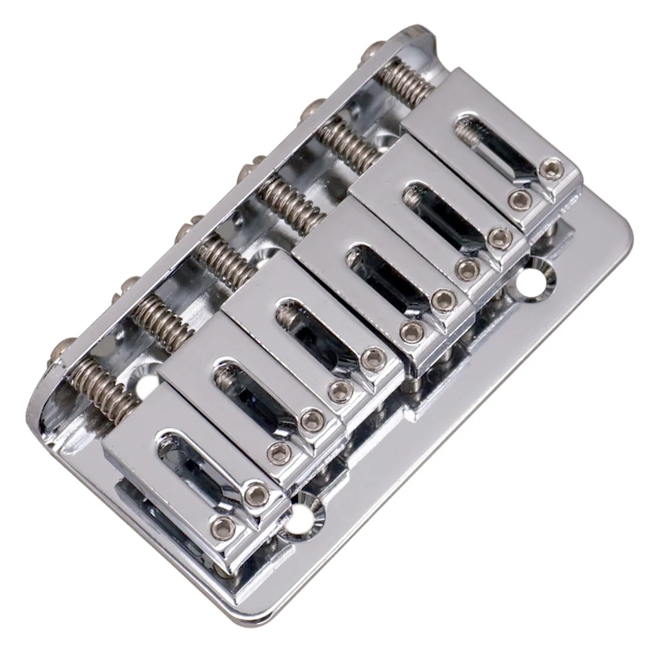 6 strunové kovové pevné hardtail sedlové mostové most Top Load Guitar Tailpiece Saddles