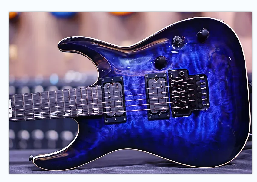 6 struná elektrická gitara qulit Maple Floyd Rose