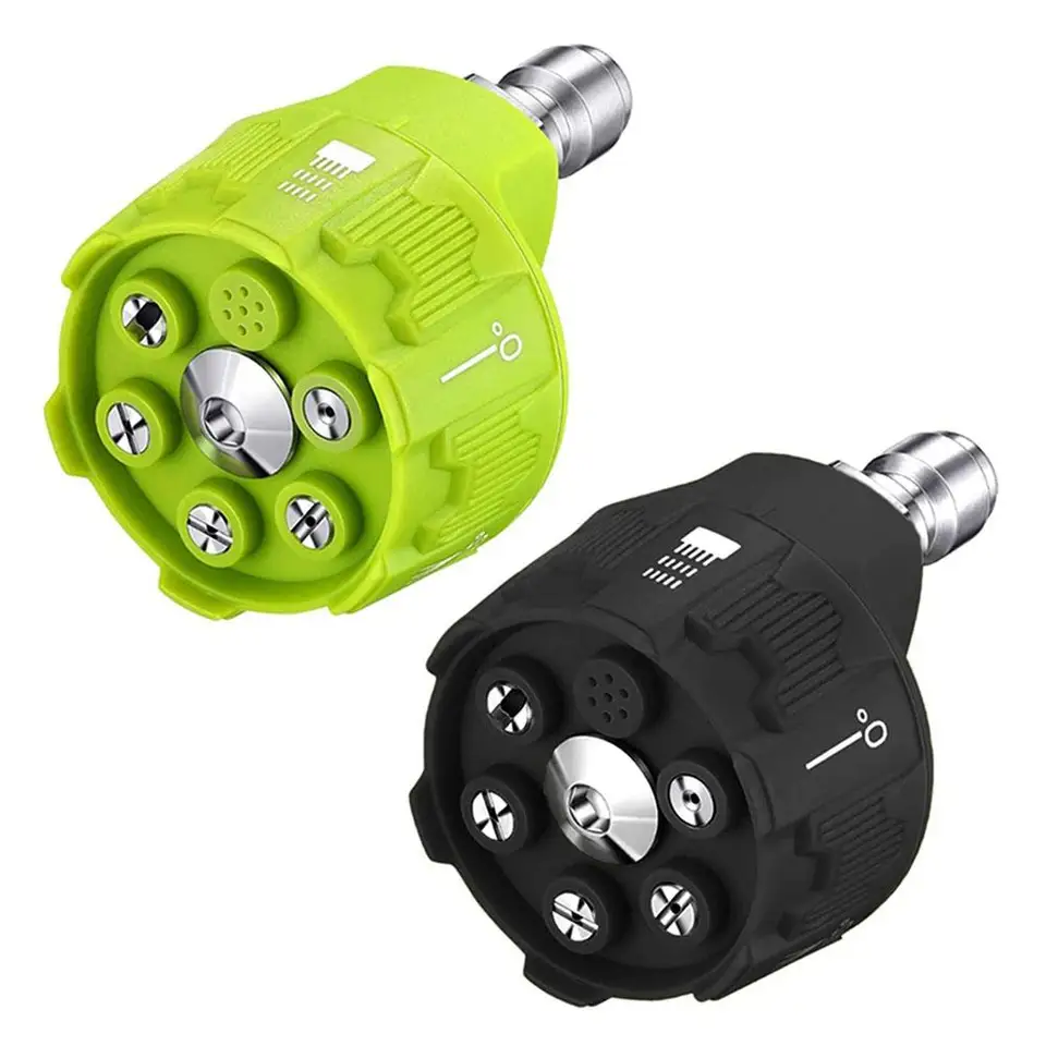 6 v 1 rýchla výmena dýza 4000 psi vysokohorská postriekka sprejová dýza 0 15 25 40 65 stupňa rotačná zavlažovacia dýza