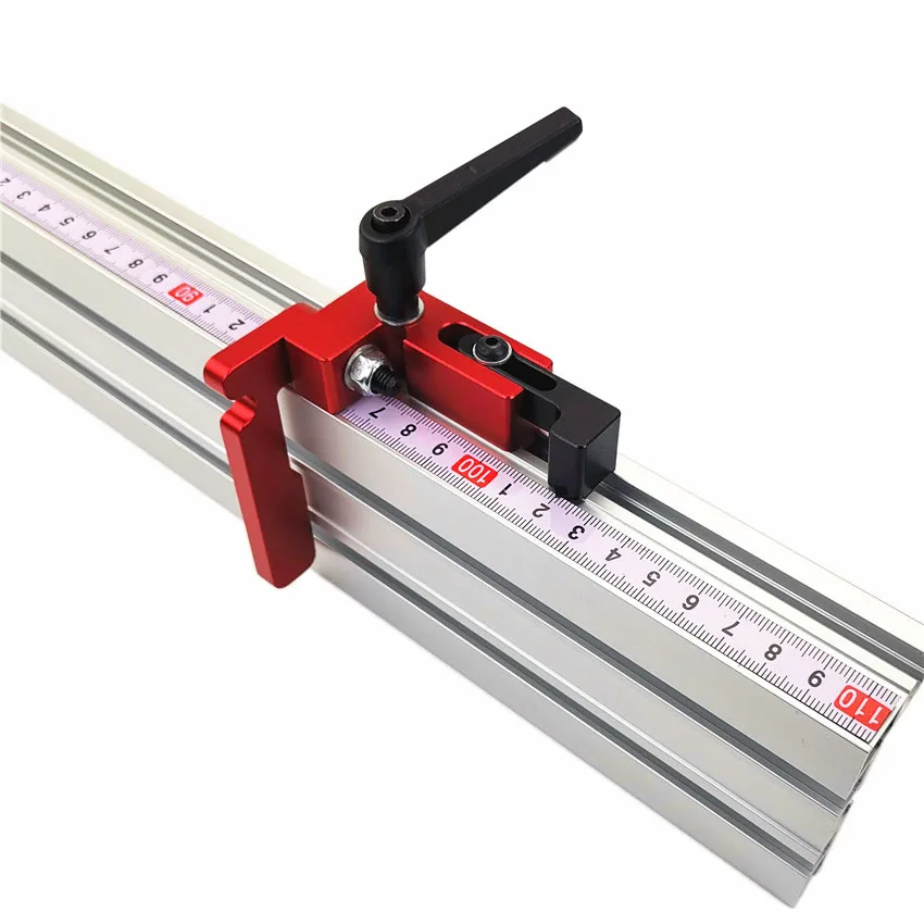 60/10/100 cm 75 mm výška výšky pokosov TRACK TRACK STOP Zastaviteľné držiaky T-SLOT Hliníkový profil dreva WORMING WORKBENCH DIY Príslušenstvo