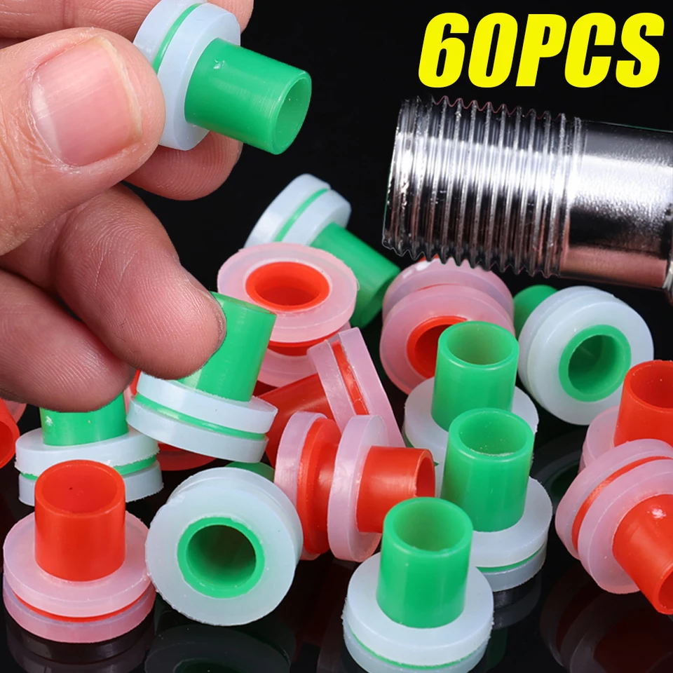 60/10ks Faucet PPR PIPP Pružené zástrčky tesniaci tesniaci tesnenia závit inštalácia