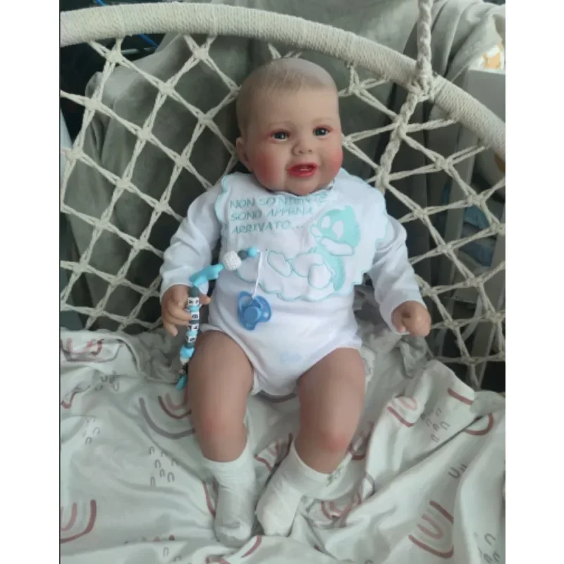 60 cm Reborn Baby batoľa Doll Doll Boy Kodi Livelike 3D Painting s viditeľnými žilami maľovanie vlasov vysokokvalitné zberateľské umenie